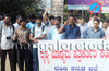 Mangalore : Media men protest against arrest of  Sharanraj